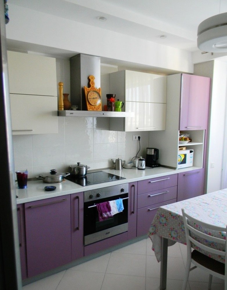 Встроенная кухня-Кухня МДФ в ПВХ «Модель 238»-фото4