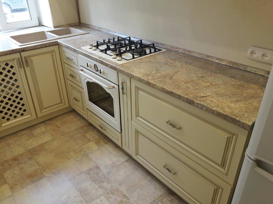 Белый кухонный гарнитур-Кухня «Модель 482»-фото3