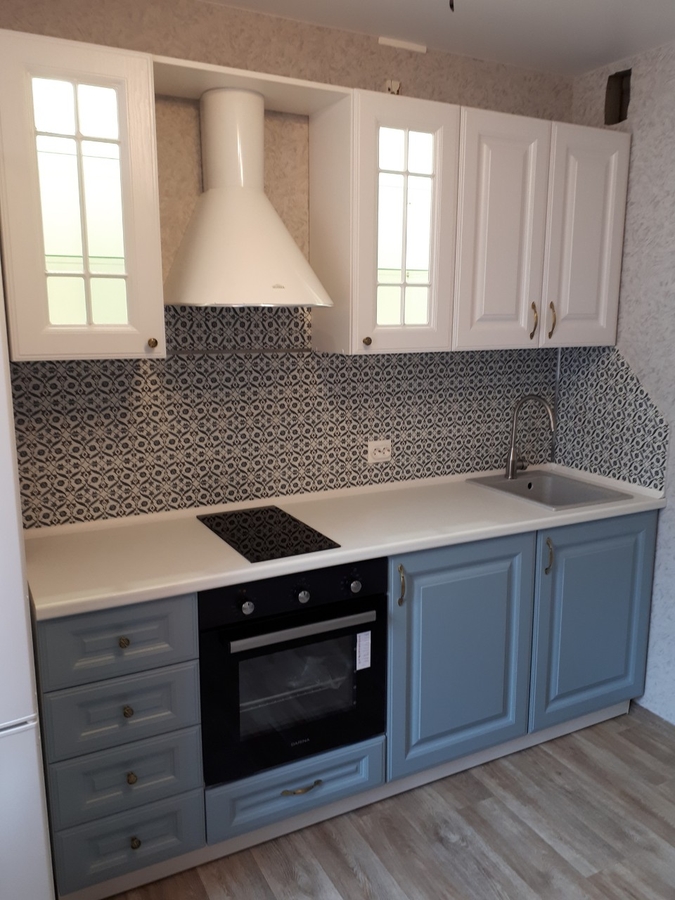 Белый кухонный гарнитур-Кухня «Модель 499»-фото1