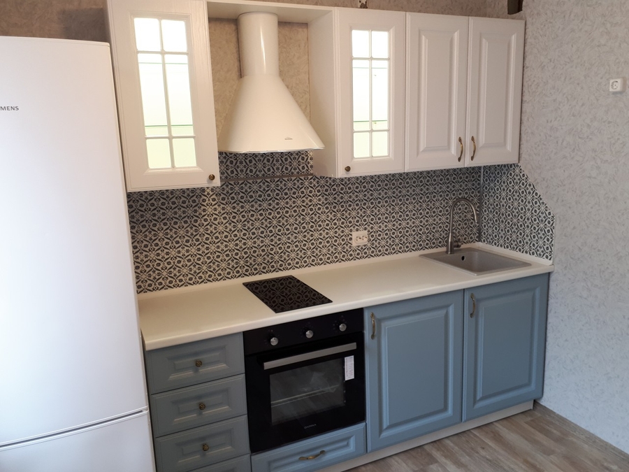 Белый кухонный гарнитур-Кухня «Модель 499»-фото2