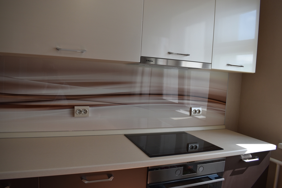 Белый кухонный гарнитур-Кухня МДФ в ПВХ «Модель 504»-фото6