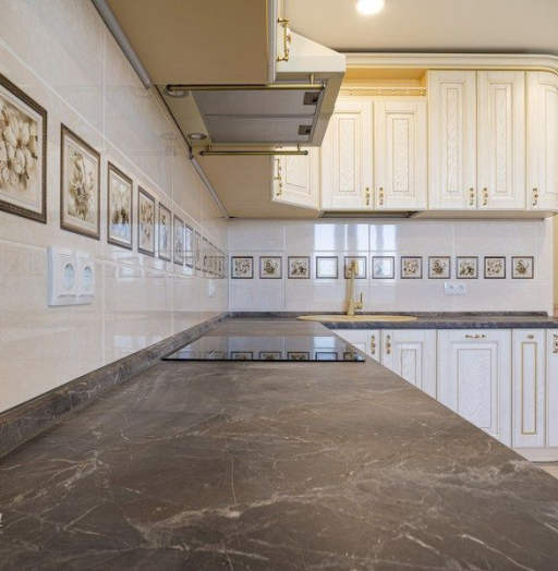 Белый кухонный гарнитур-Кухня из шпона «Модель 562»-фото11